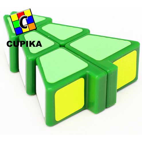 Rubik 3x2 2x3 Pohon Natal Chrismas Yongjun Qiyi 3x3 viral bagus unik