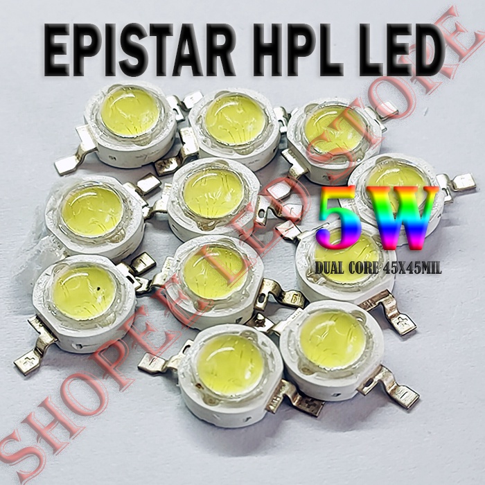 PROMO!!! HPL 5W GENUINE EPISTAR 5 WATT ALL COLOR ( non PCB )