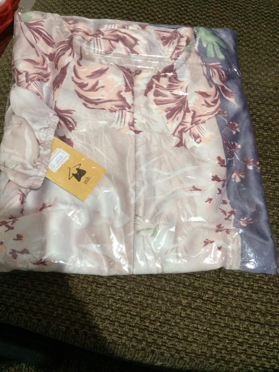 D3028 Orchid Batik Gamis Busui Friendly - Macadamia House Fashion Muslim Ramadhan