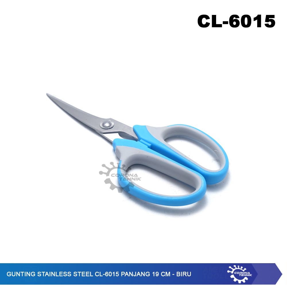 CL-6015 - Gunting Stainless Steel - Panjang 19 cm