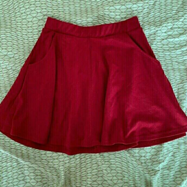 Preloved cotton on flare skirt