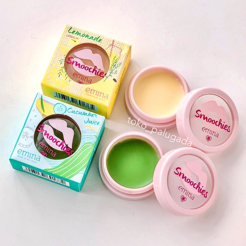 Emina Smoochies Lipbalm 3,5gr - Lemonade Cucumber Juice