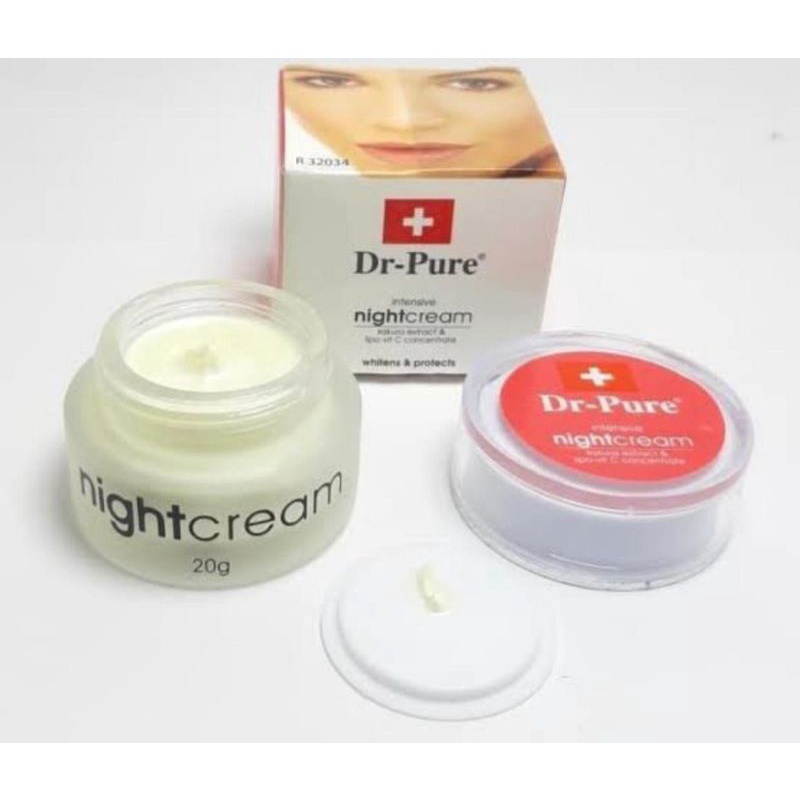 DR PURE Night Cream / KRIM MALAM DR PURE (BPOM)