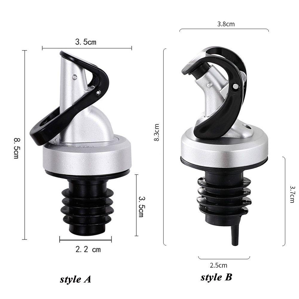 Solighter Stopper Botol Minyak Karet Nozzle Bar Tools Penuang Anggur Flip Otomatis