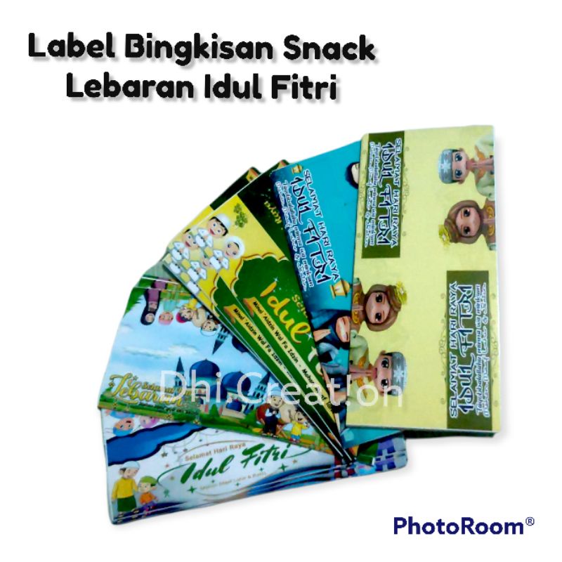 

(RANDOM) LABEL BINGKISAN SNACK LEBARAN