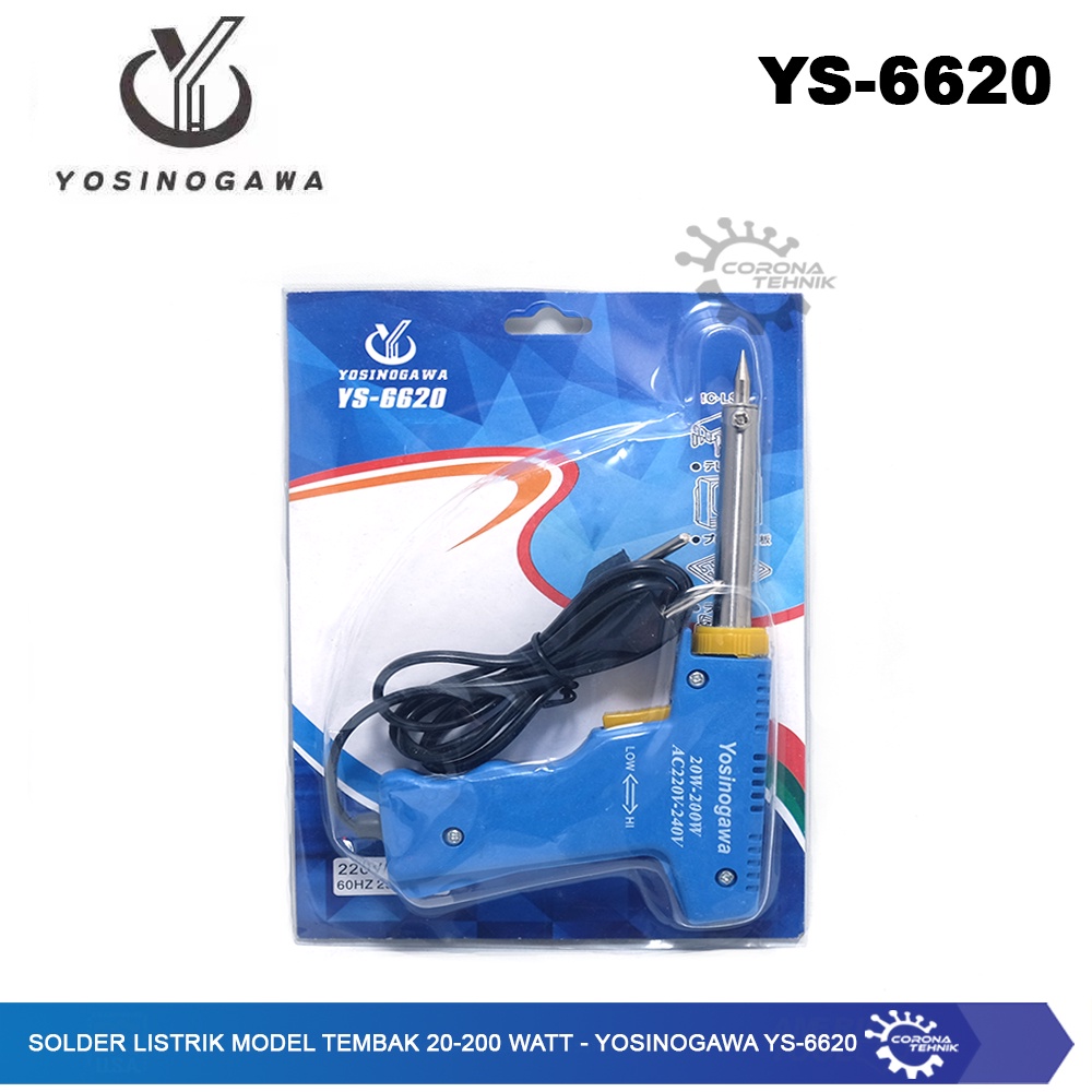 Yosinogawa YS-6620 - Solder Listrik Model Tembak 20-200 Watt