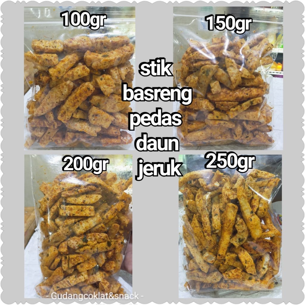 

SNACK STIK BASRENG DAUN JERUK 200GR