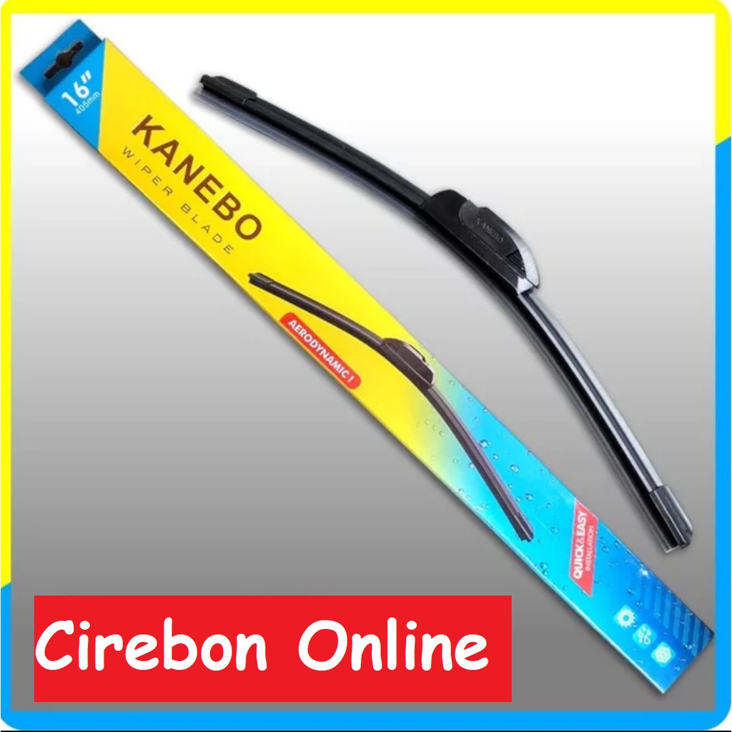 WIPER KANEBO 12", 14", 16", 17", 18", 19"  inchi - wiper pisang framless - kipas kaca mobil