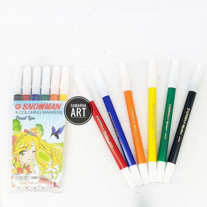 

Snowman spidol marker kecil