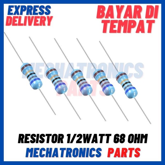 [PAS-9484] RESISTOR 1/2WATT 68OHM