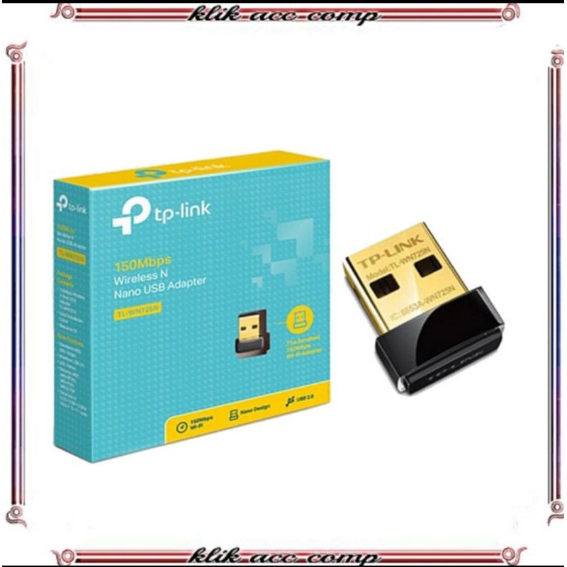 Tp link usb wn725n / penangkap sinyal wifi / usb tp link wn 725n