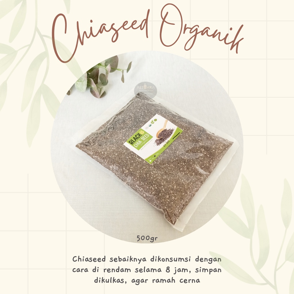 

Chia Seed Organic 500 gr Premium Biji Chia Original Mexico
