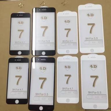 Tempered Glass 5D Iphone 7 - Tempered Full Cover Iphone 7S Good Quality