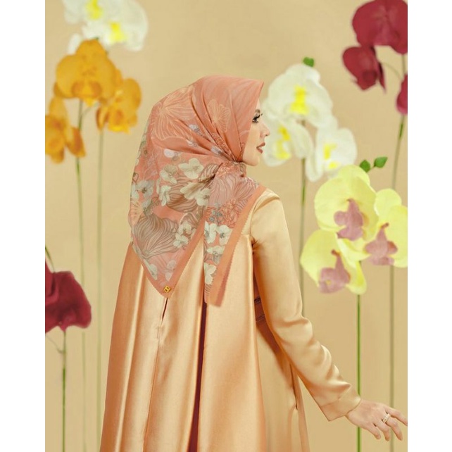 Buttonscarves Orchide series Blaze Orange New