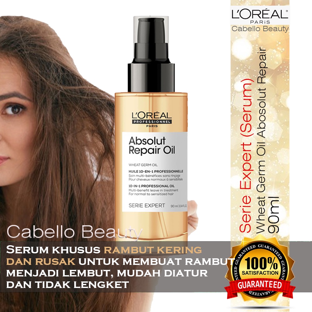 Jual LOREAL SERUM WHEAT GERM OIL GOLD SERIE EXPERT QUINOA ABSOLUT