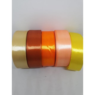  Pita  Satin  1 inch aneka  warna 1 rol Shopee Indonesia