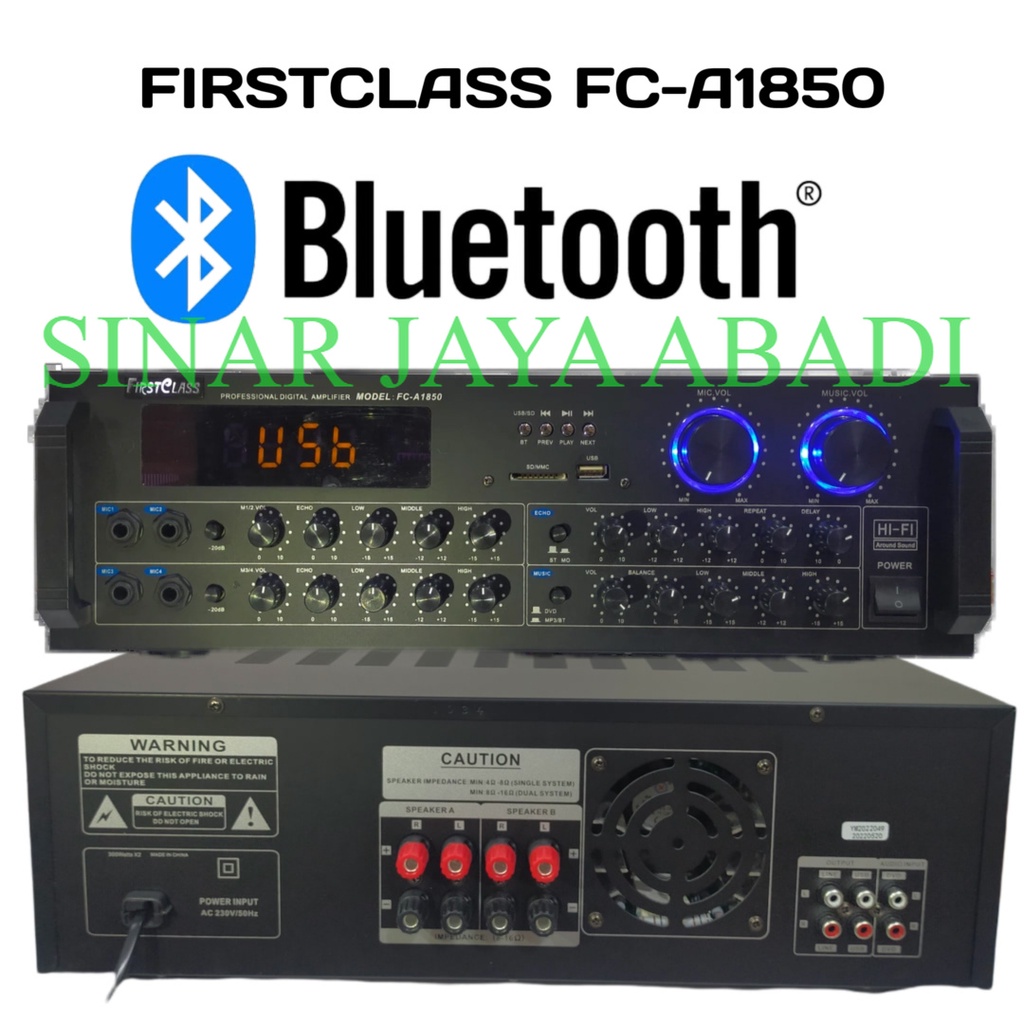 AMPLI FIRSTCLASS FC A1850 AMPLIFIER FIRSTCLASS FC-A1850