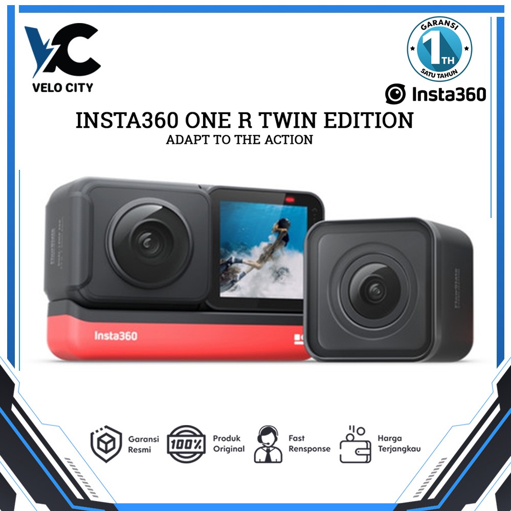 Insta360 One R Twin Edition / Insta 360 One R Twin GARANSI RESMI