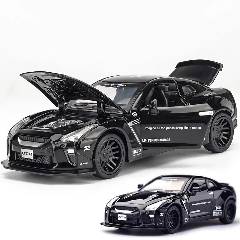 Mobil Diecast Nissan GTR LP Fast Furious Miniatur Mobil mobilan