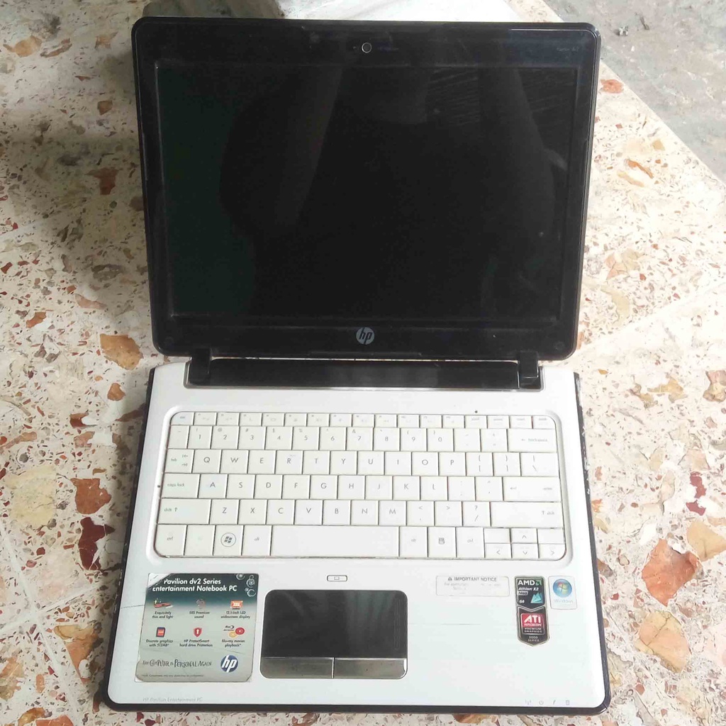 Laptop HP Pavilion DV2 Series AMD Athlon X2 Neo HDD 250GB Notebook HP Pavilion DV2-1123ax LCD LED HP
