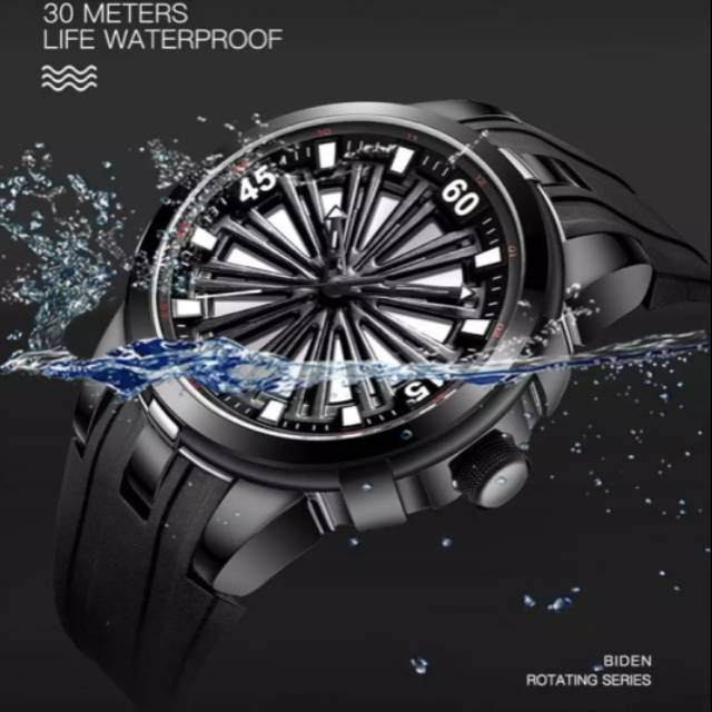 Jam Tangan Pria Cowok Fashion Sport Formal ORIGINAL BIDEN WATCH YN-0136-1 GARANSI RESMI