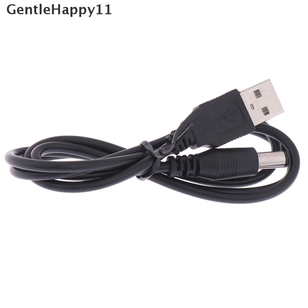 Gentlehappy Kabel Power Charger USB Ke DC 5.5mm Untuk MP3 / MP4 Player