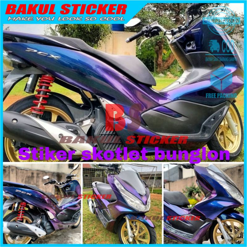 Skotlet Bunglon Stiker Skotlet Motor Bunglon Stiker Bunglon Lbr 45cm Stiker Skotlet Bunglon Chameleo