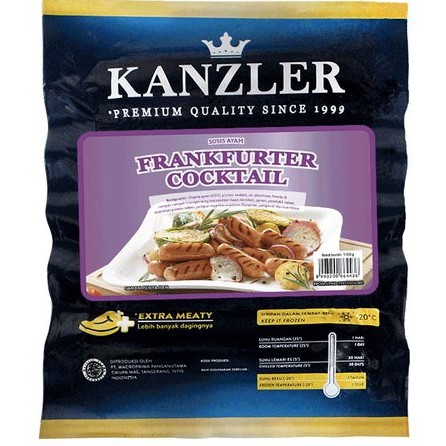

KANZLER SOSIS FRANKFURTER COCKTAIL 500GR