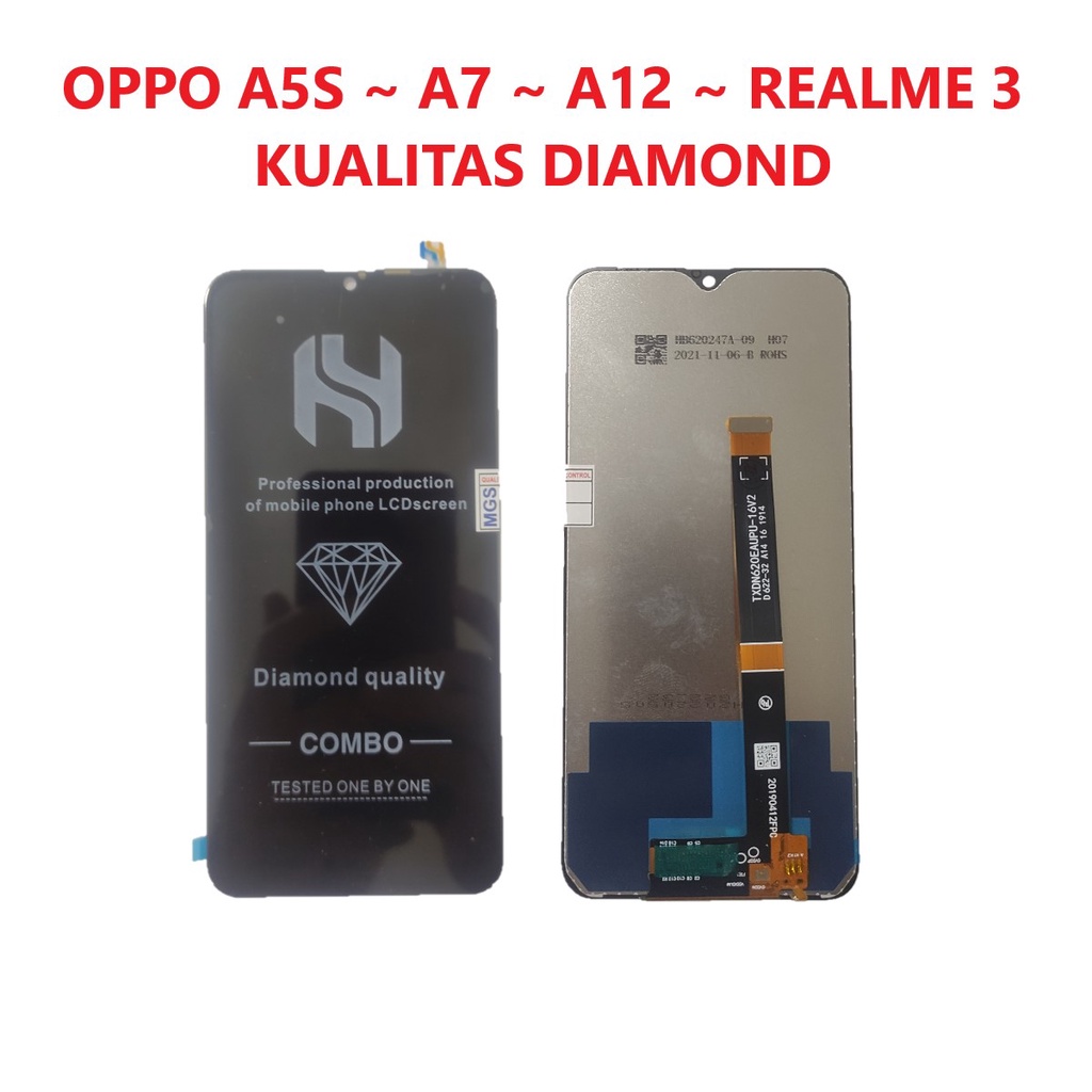 LCD OPPO A5S ~ A7 ~ A12 ~ REALME 3 / CPH1909 / CPH1901 / CPH2077 / CPH2083 / RMX1821 FULLSET + TOUCH