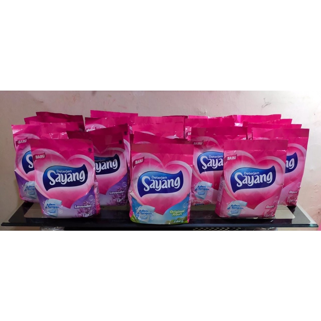 deterjen sayang 1,8 kg detergent sayang