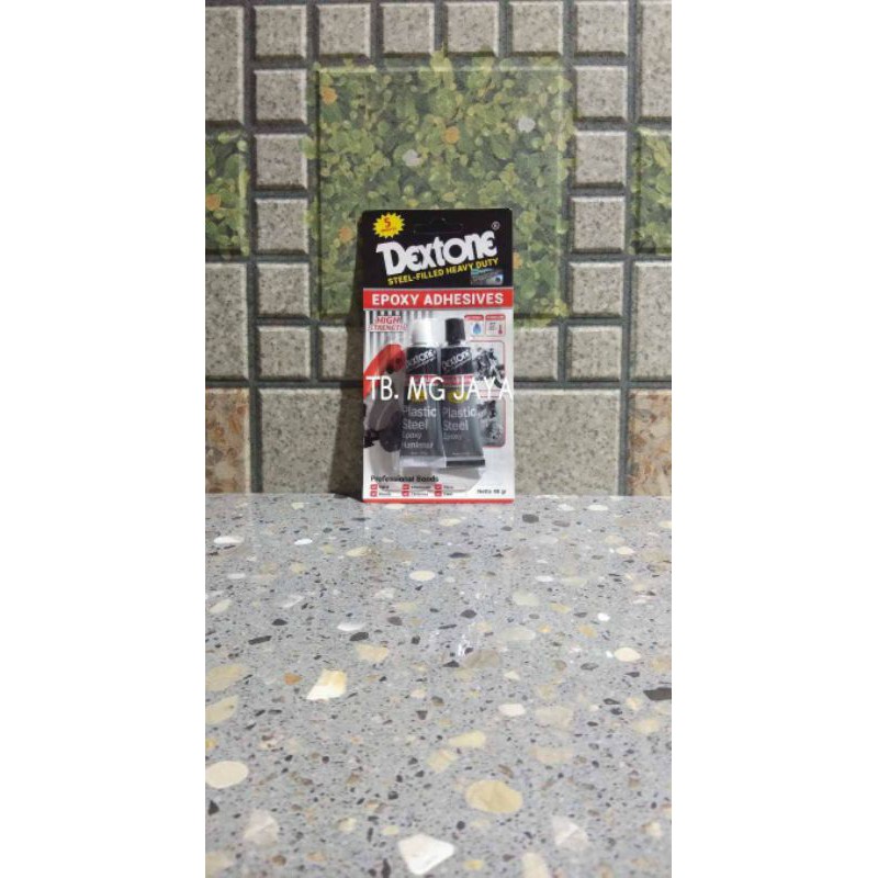 

LEM BESI DEXTONE CAMPURAN HITAM PUTIH