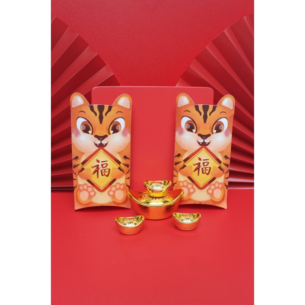 ANGPAO IMLEK MACAN 2022 - Cute Tiger 3D