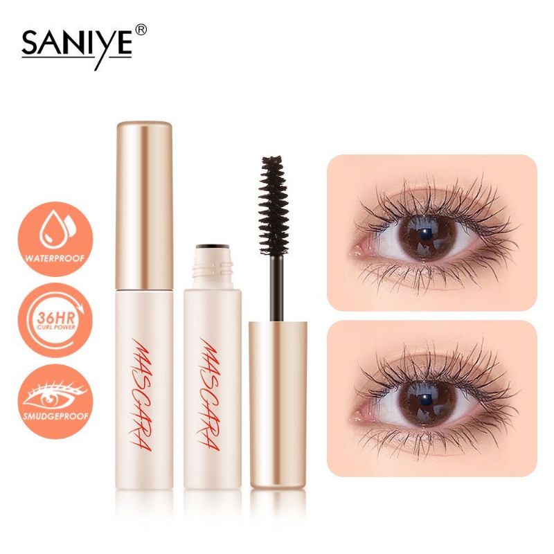 SANIYE Mascara Black Profesional Natural maskara