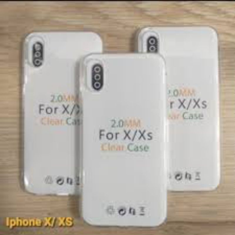 Jelly Case TPU Bening Tebal 2.0MM Iphone X / XS