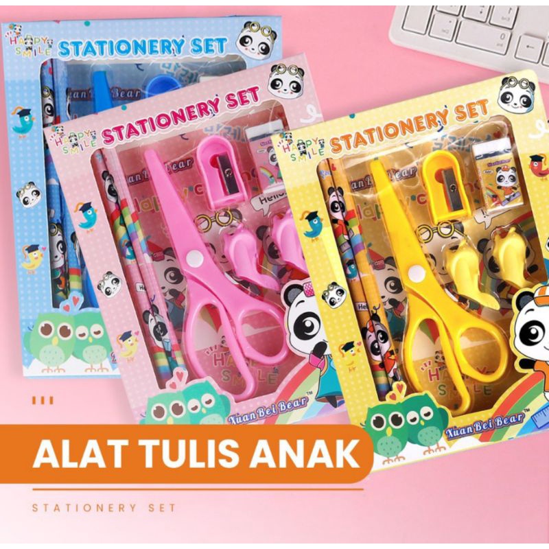 

Bundling paket Usaha set alat tulis anak sekolah