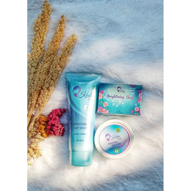 Kedas Beauty Brightening Body Serum Body Scrub Brightening