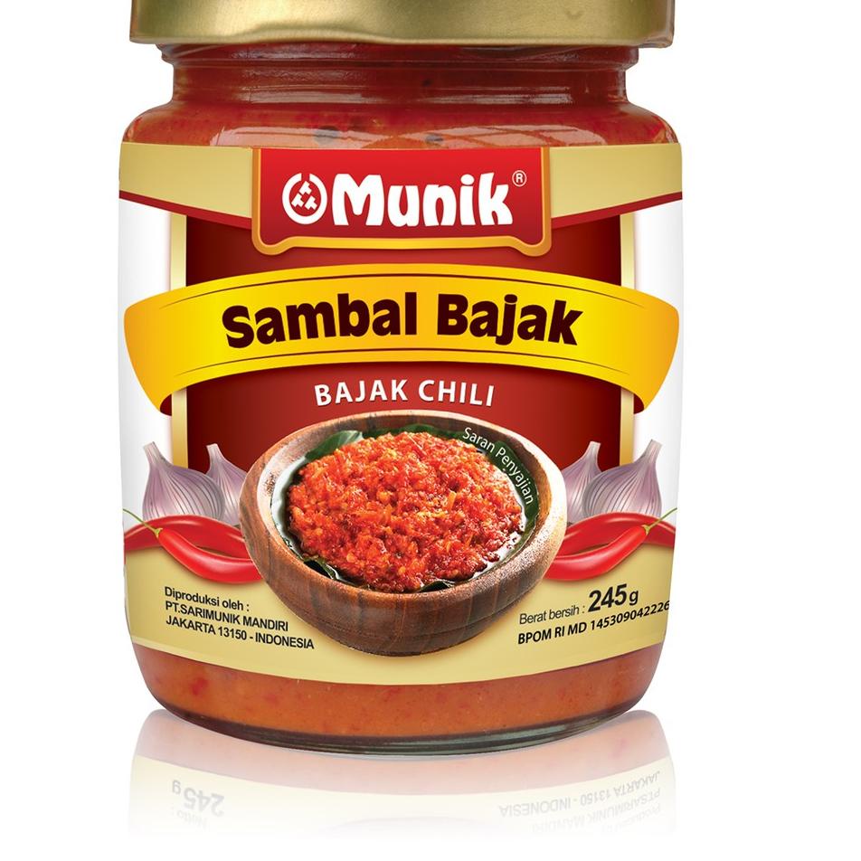 

Model baru - Bumbu Munik Sambal Bajak 245 Gram ..