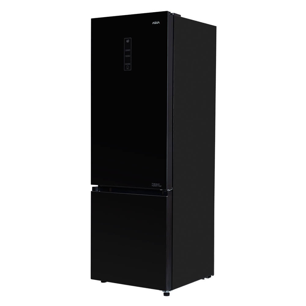 AQUA Japan AQR-320RG(BK) Lemari Es 2 Pintu Bottom Freezer 317 Liter