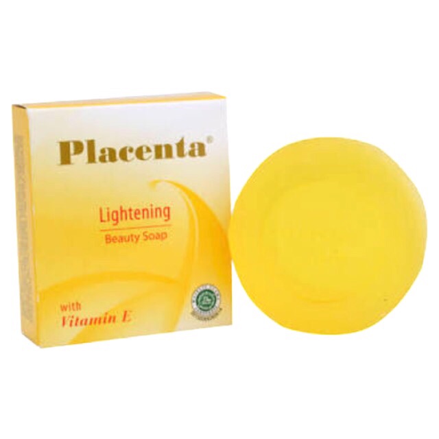 Placenta Sabun Lightening Beauty Soap with Vitamin E