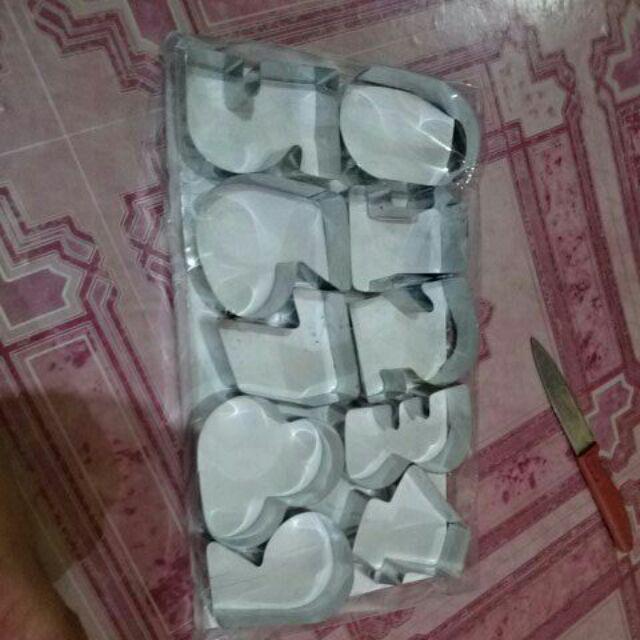 Cetakan Kue Donat Huruf Alfabet Dan Donat Angka