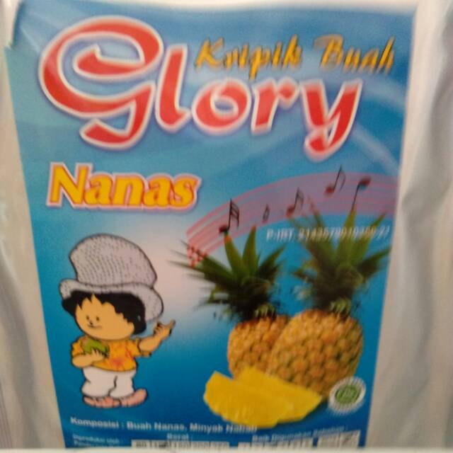 Keripik nanas glory 100 g