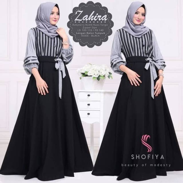  Model  Baju  Gamis  Simple  Terbaru  2021 2021  Wanita  