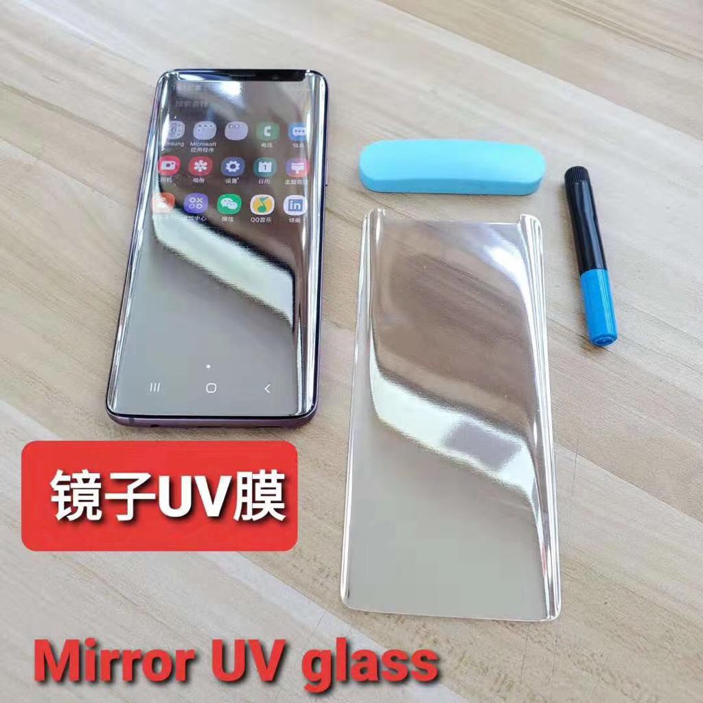 SAMSUNG NOTE 8,NOTE 9.NOTE 10,NOTE 10+ TEMPERED GLASS  UV MIRRO FULL CURVED SURFACE FULL PROTECTION