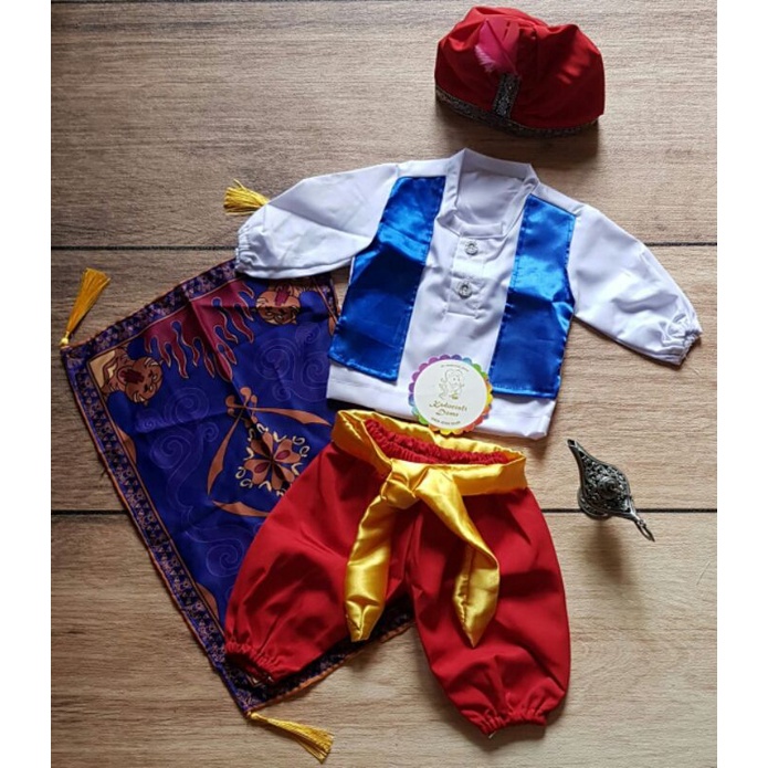 Baby kostum and props kostum aladin newbornprops karpet aladin lampu ajaib aladin