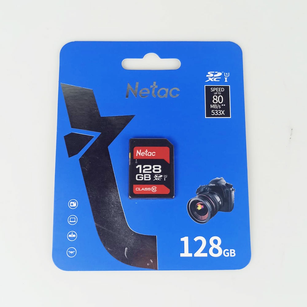 Netac SD Card U1 Class 10 128GB - NT02P600STN-128G