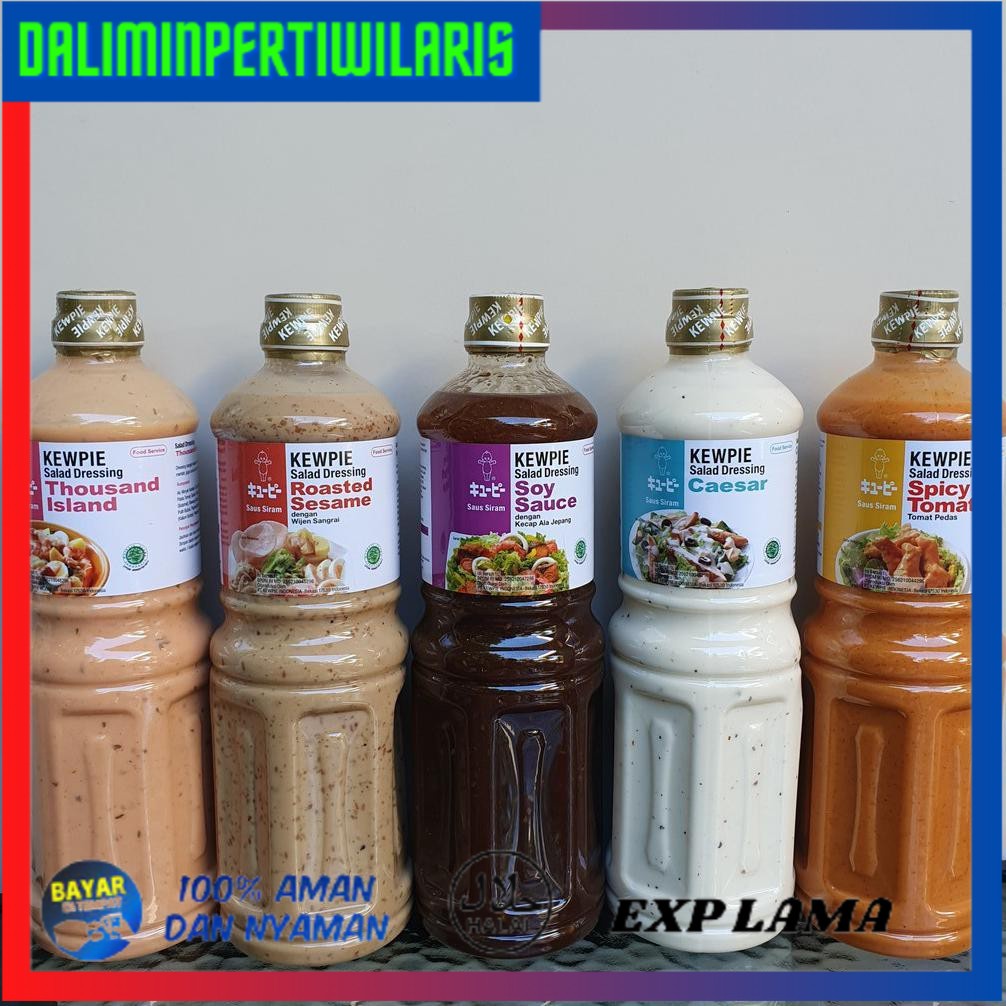 

BISA COD Kewpie Salad Dressing / Saus Siram Halal 1 liter EKSLUSIF [Kode 1|Kode 2|Kode 3|Kode 4|Kode