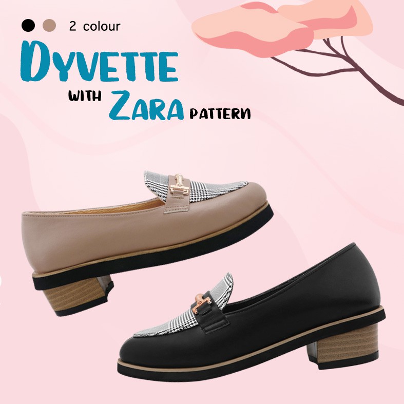 Alivelovearts Dyvette Zara  Sepatu  Hak  Wanita Shopee 