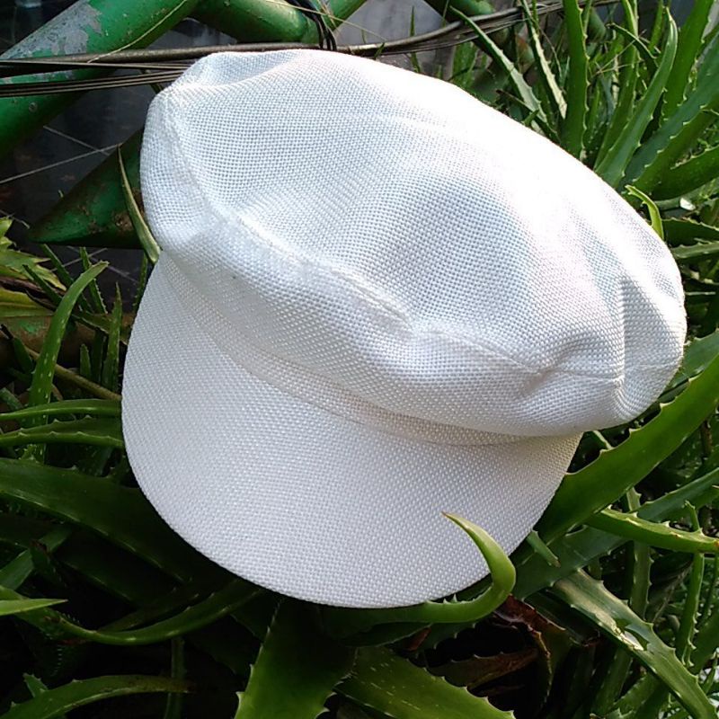TOPI SECOND NEWSBOY HATS PUTIH