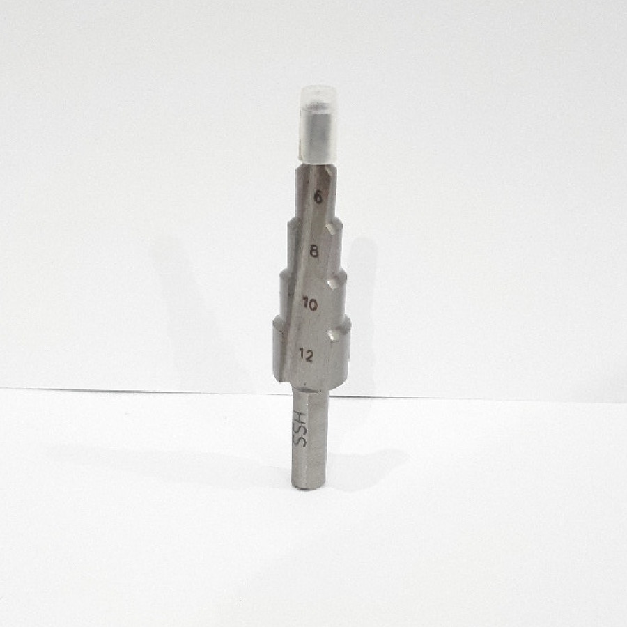 Mata Bor Besi Pagoda HSS Step Drill Bit Cone Step Drill K55 4-12mm