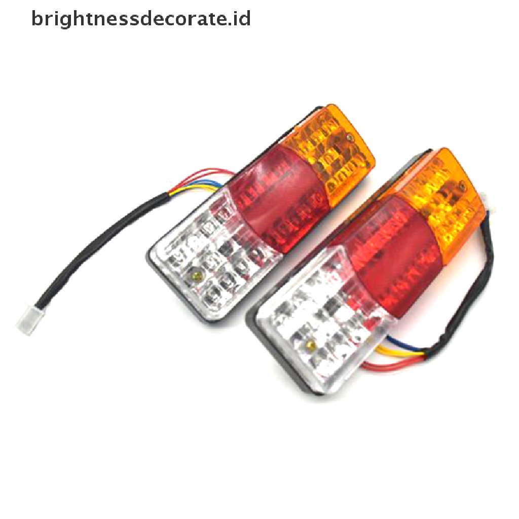 (Birth) Lampu Belakang / Sein / Rem / Mundur Led 3 Warna 12v Anti Air Untuk Motor